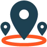 Zentrale Standorte Icon